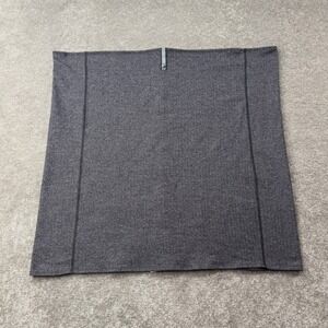 Lululemon Vinyasa Scarf Unisex OS Grey Herringbone Snap Infinity Wrap Reflective